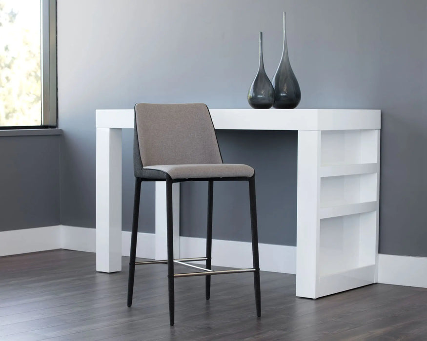 Renee Counter Stool Armour Grey / Dark Slate