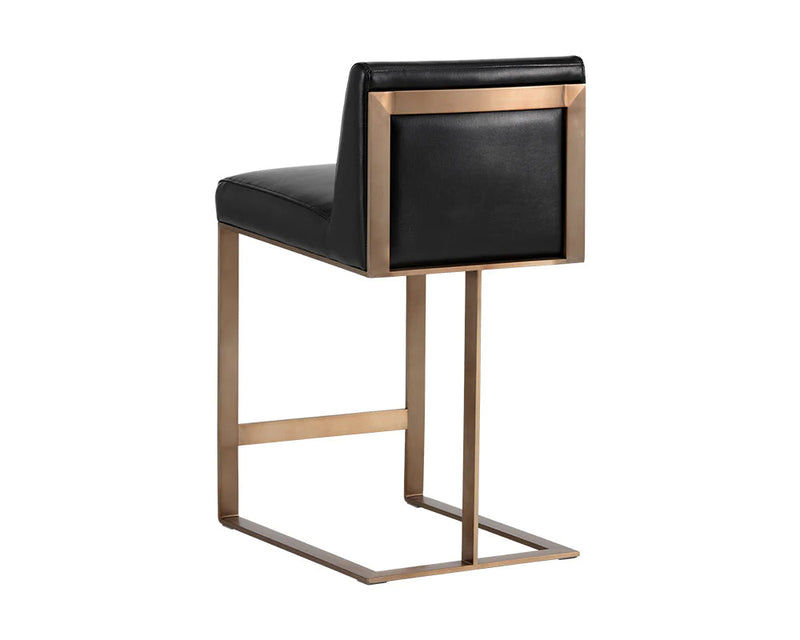 Dean Counter Stool - Antique Brass