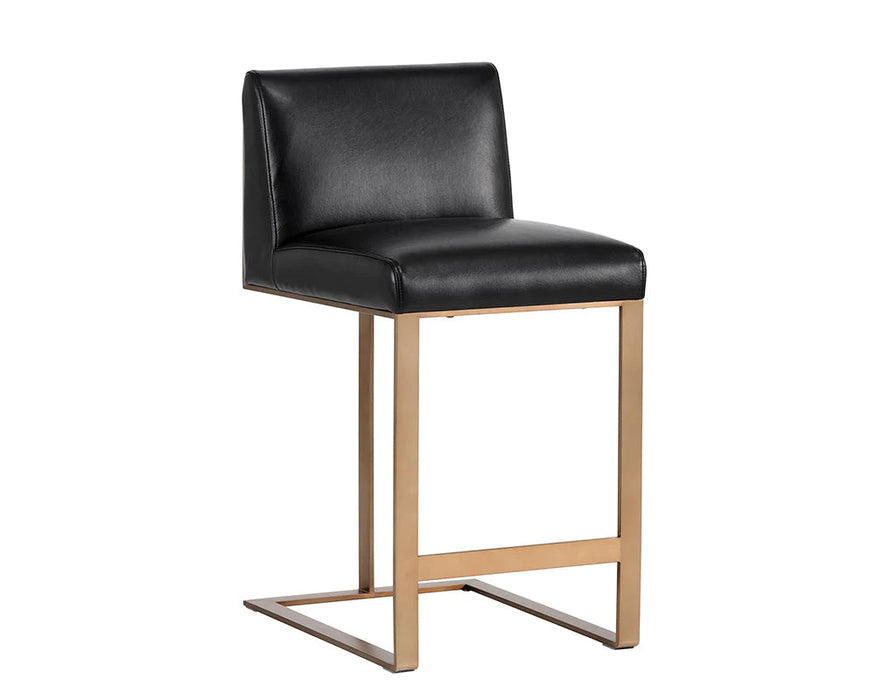 Dean Counter Stool - Antique Brass