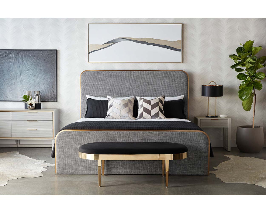 Jolie Bench - Black Sky