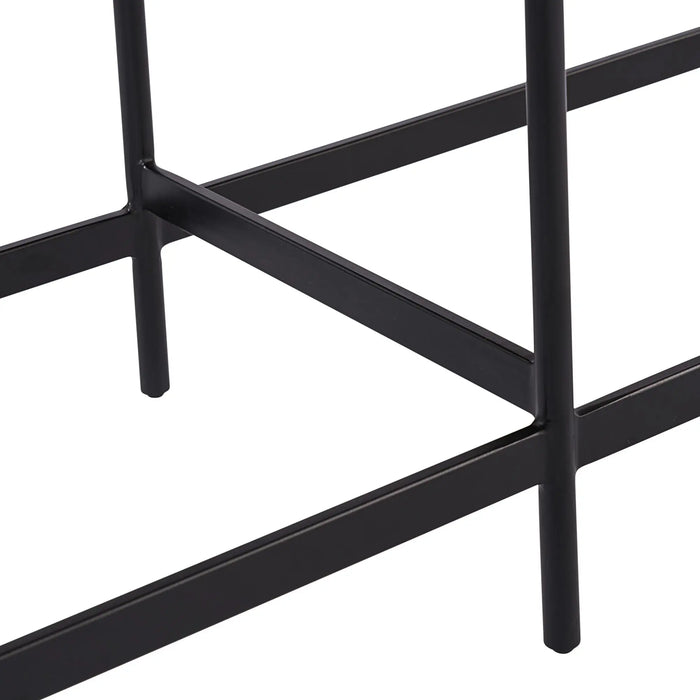 Omari Bench Sueded Light Tan Leather