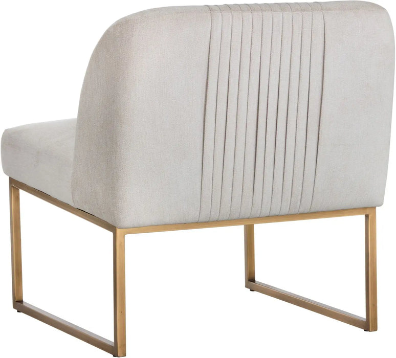 Nevin Lounge Chair Polo Club Muslin