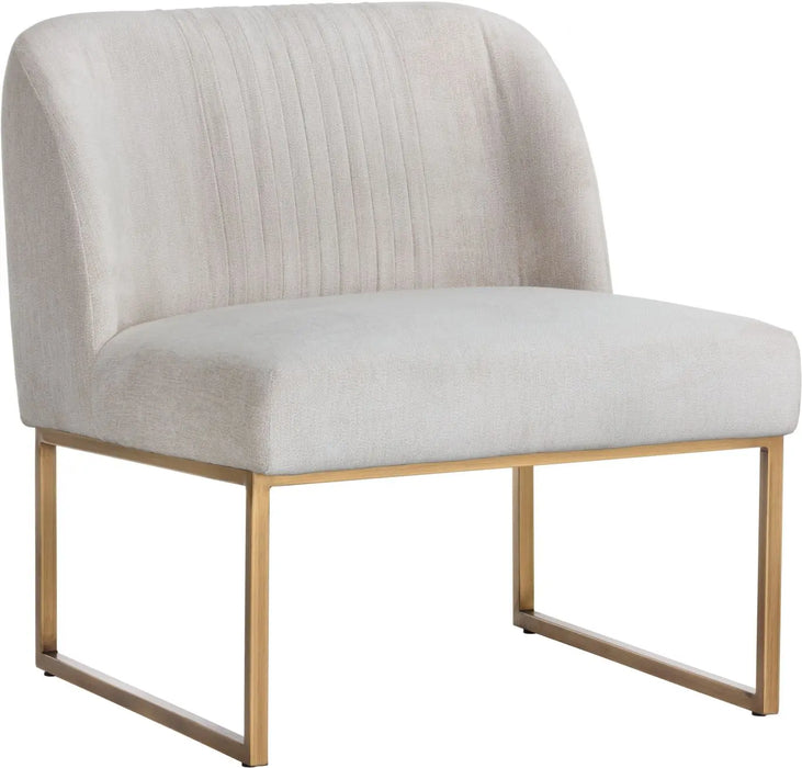 Nevin Lounge Chair Polo Club Muslin