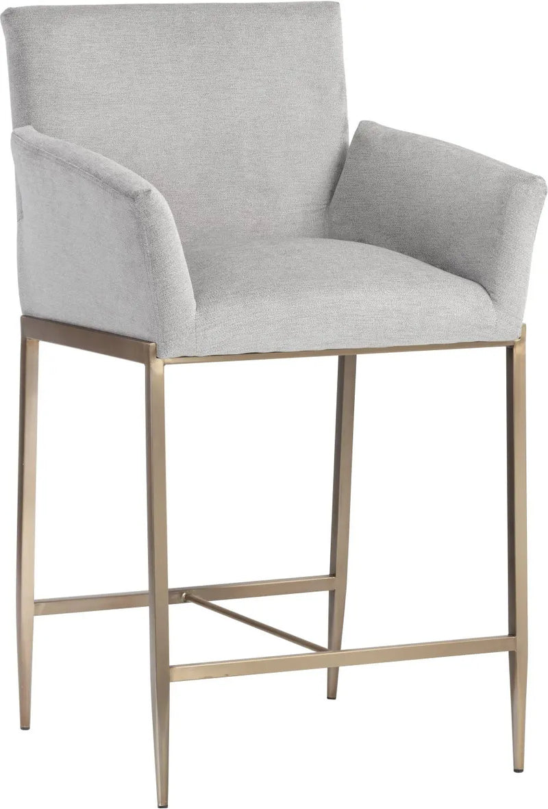 Gesa Counter Stool - Polo Club Stone