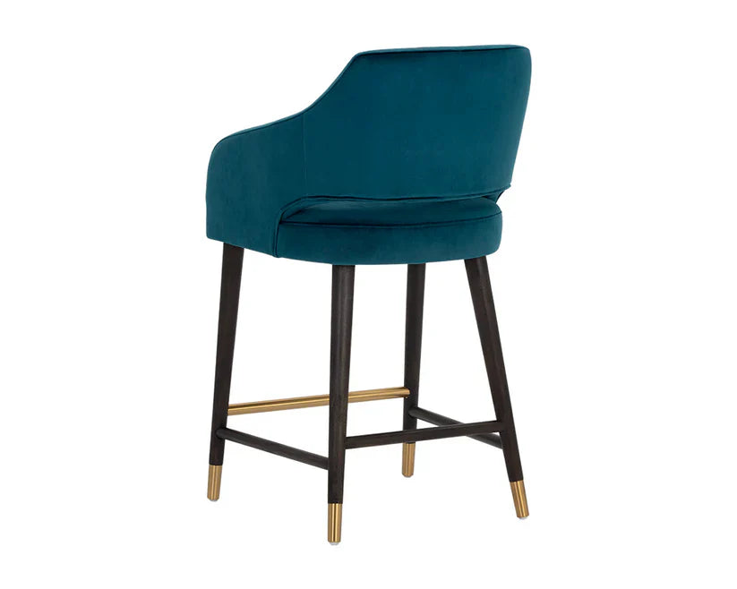 Adelaide Counter Stool- Timeless teal