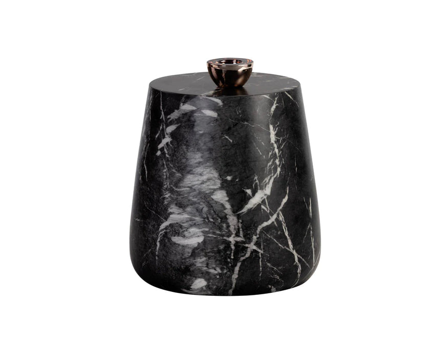 Aries Side Table - Marble Look