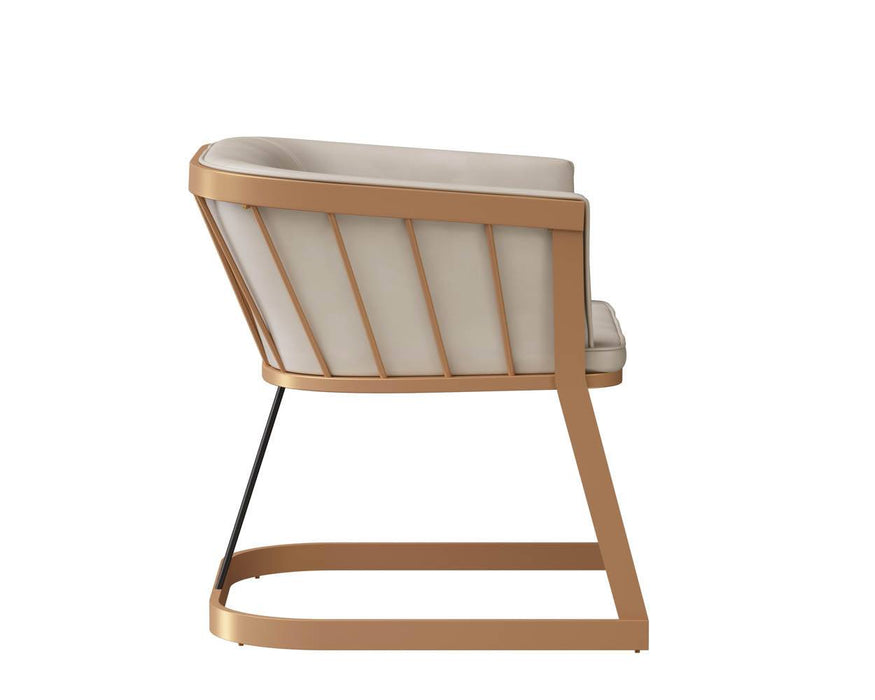 Caily Lounge Chair - Bravo Cream