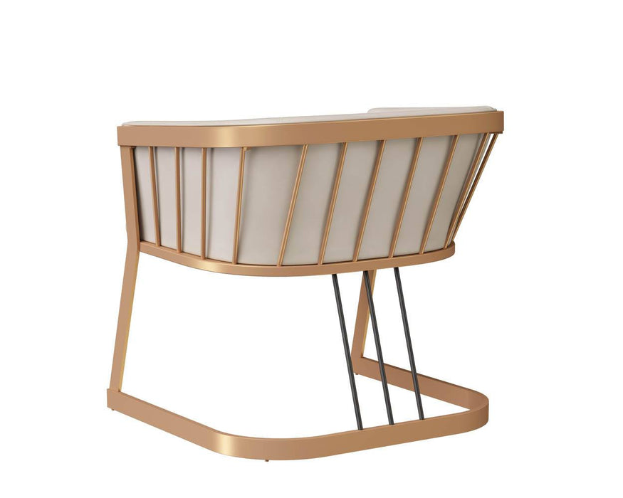 Caily Lounge Chair - Bravo Cream
