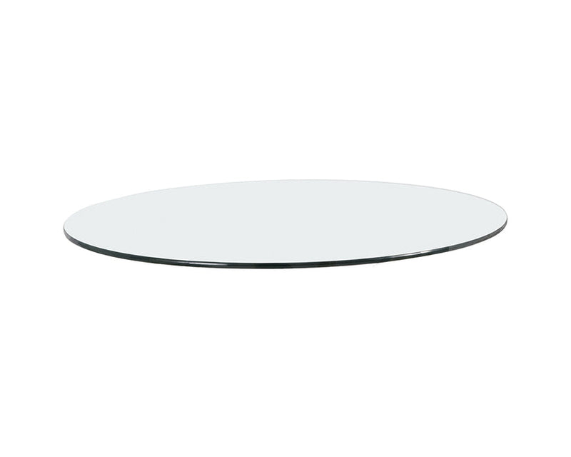 Glass Dining Table Top Round 59"