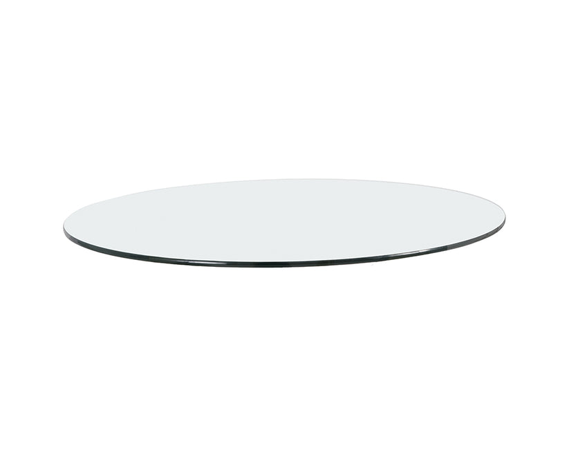 Glass Dining Table Top Round 59"