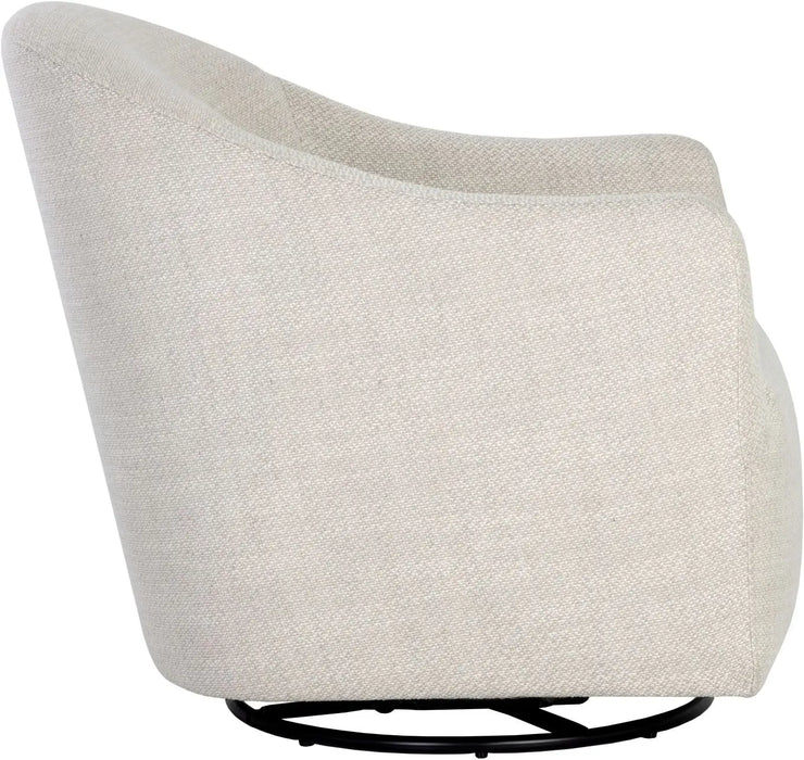 Silvana Glider Lounge Chair- Belfast Koala Grey