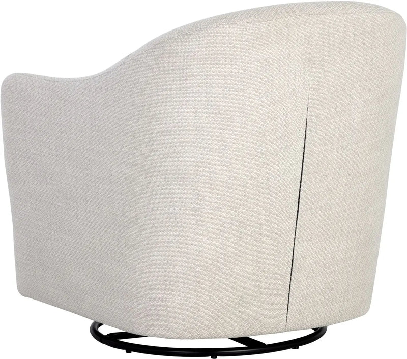 Silvana Glider Lounge Chair- Belfast Koala Grey