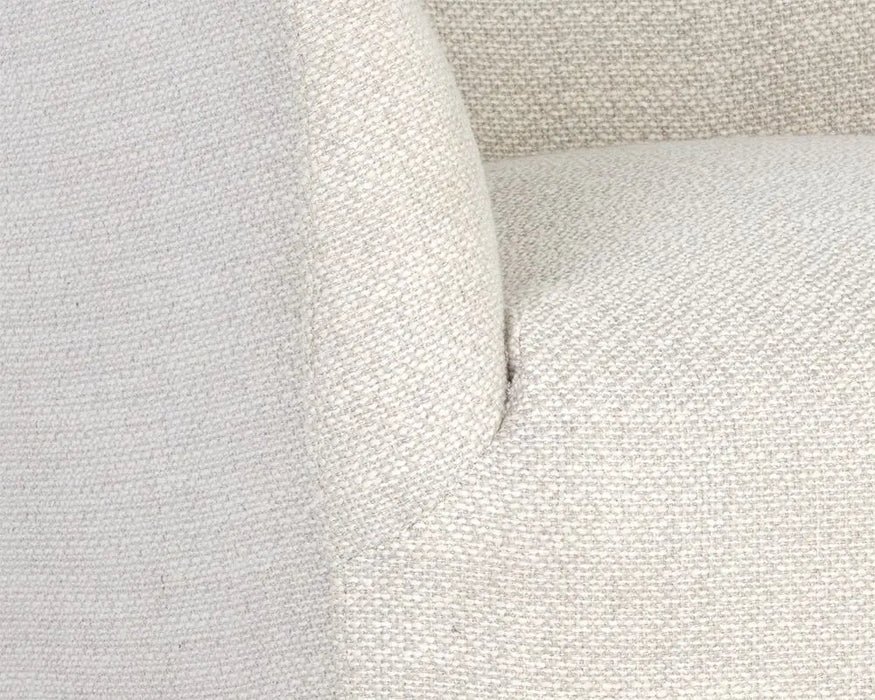 Silvana Glider Lounge Chair- Belfast Koala Grey