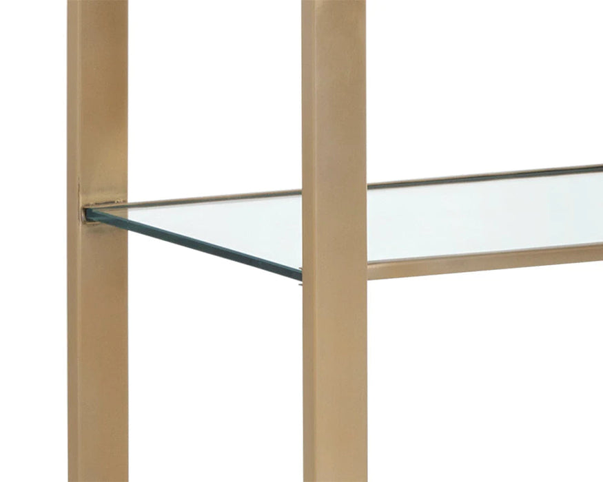 Ambretta Bookcase - Small Gold