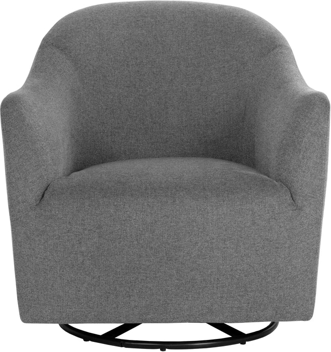 Silvana Glider Lounge Chair- Belfast Koala Grey