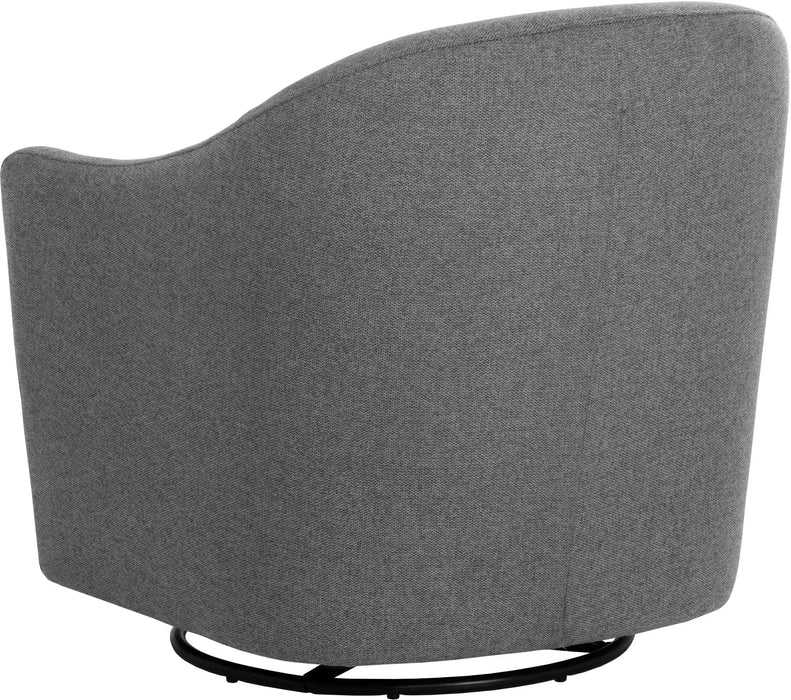 Silvana Glider Lounge Chair- Belfast Koala Grey