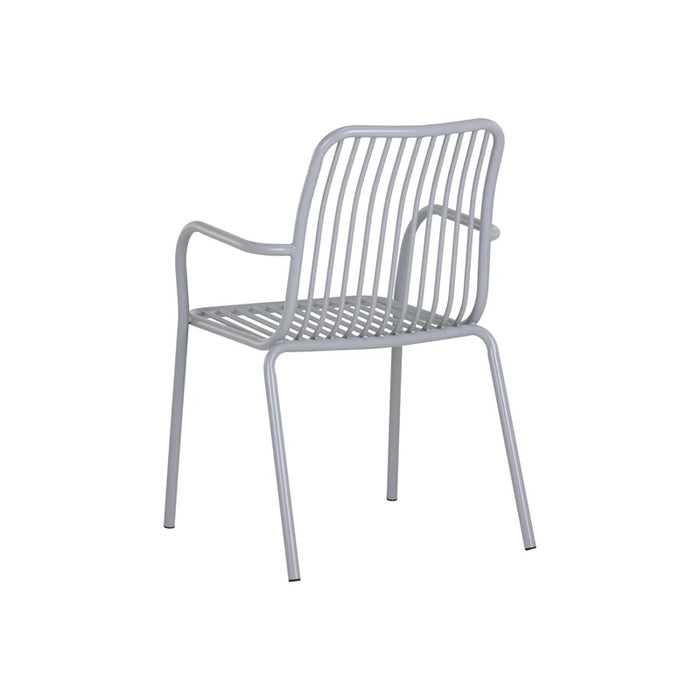 Cypress Outdoor Dining Chair - Silver
