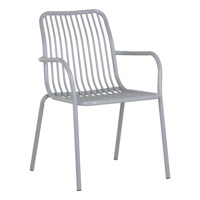 Cypress Outdoor Dining Chair - Silver
