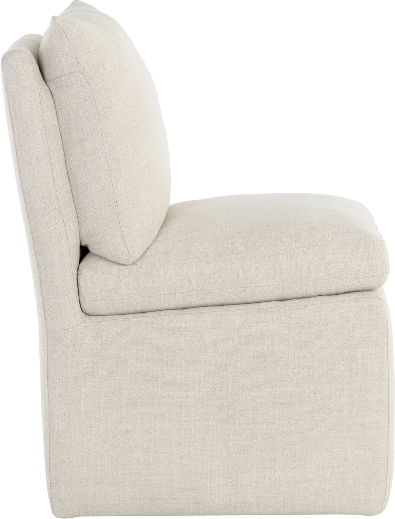 Glenrose Wheeled Dining Chair