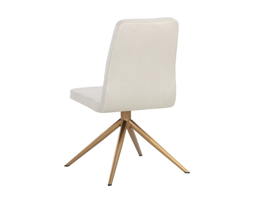 Hilda Swivel Dining Chair Vienna Cream