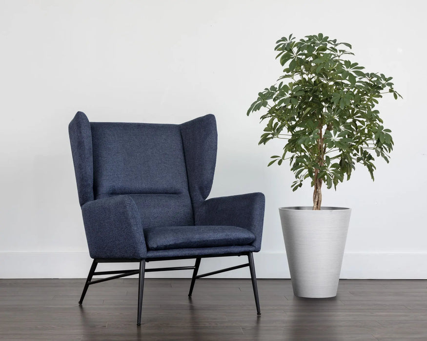 Kasen Lounge Chair-Belfast Navy