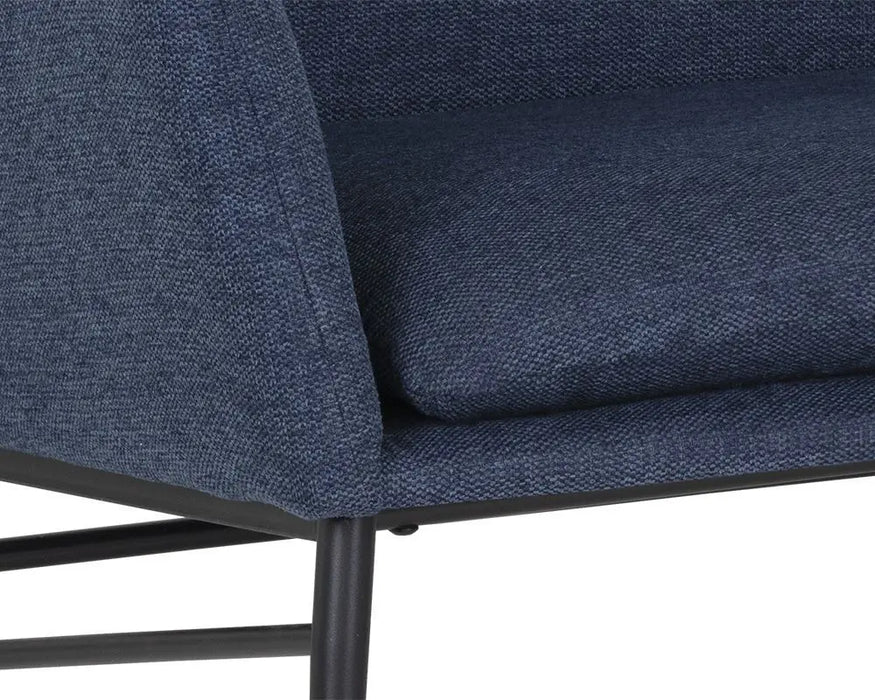 Kasen Lounge Chair-Belfast Navy