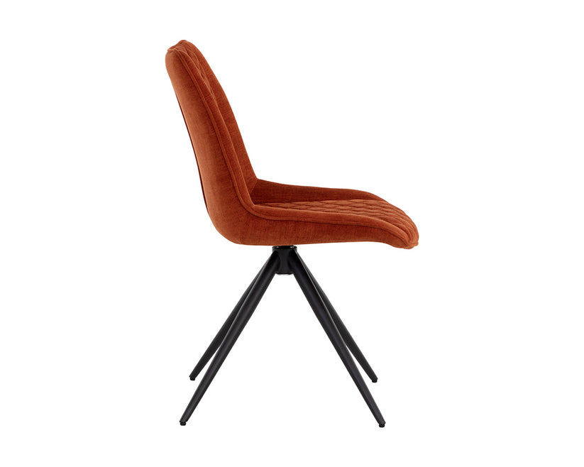 Freya Swivel Dining Chair Danny Rust