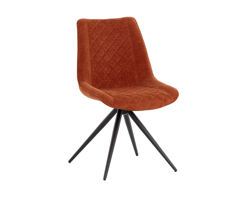 Freya Swivel Dining Chair Danny Rust