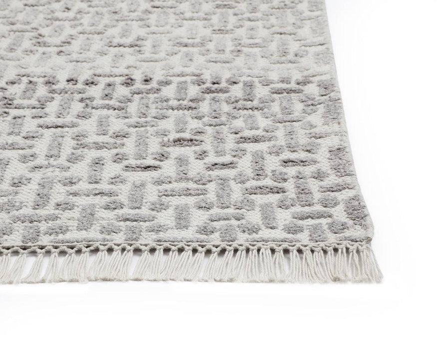 Ingrid Hand-knotted Rug -Grey / Ivory - 9' X 12'