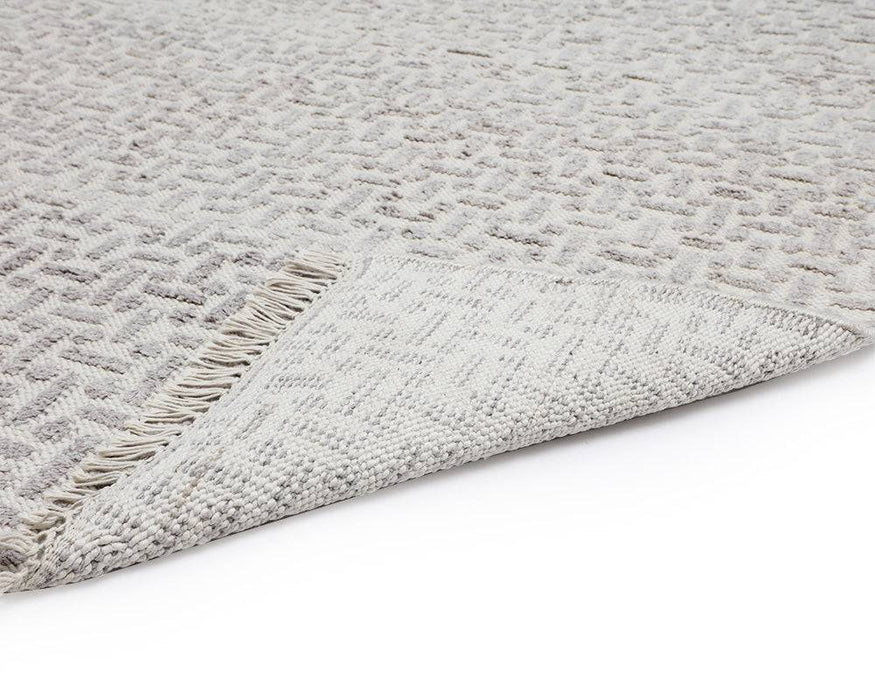 Ingrid Hand-knotted Rug -Grey / Ivory - 9' X 12'