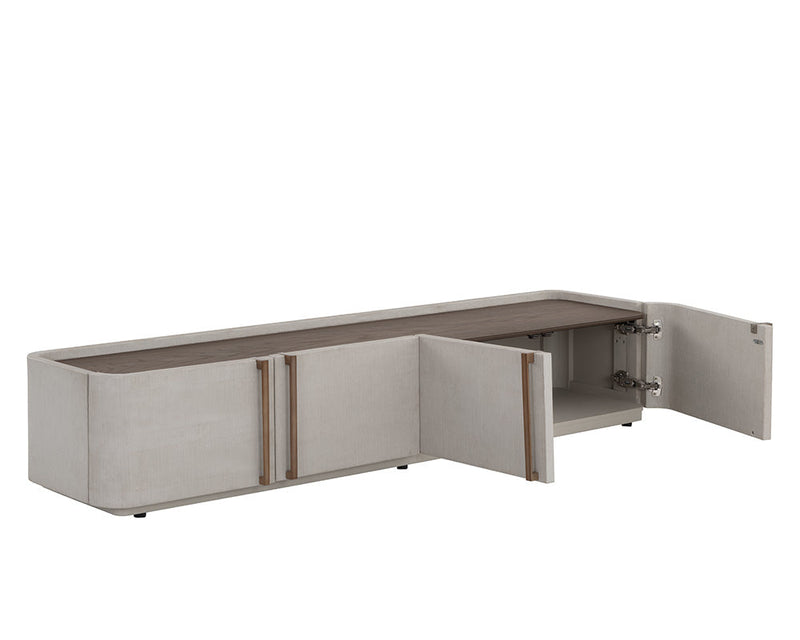 Jamille Media Console and Cabinet