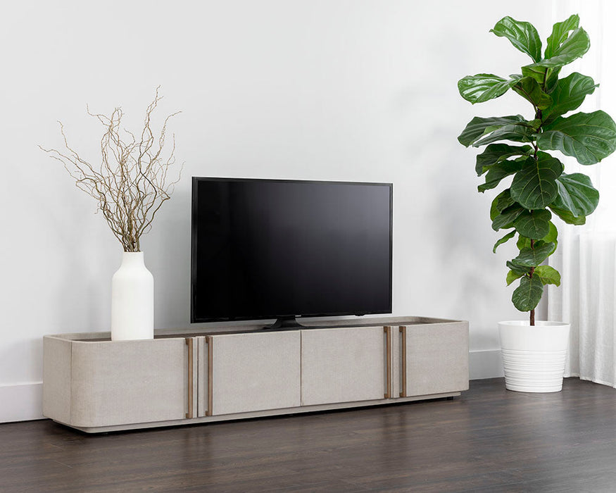 Jamille Media Console and Cabinet