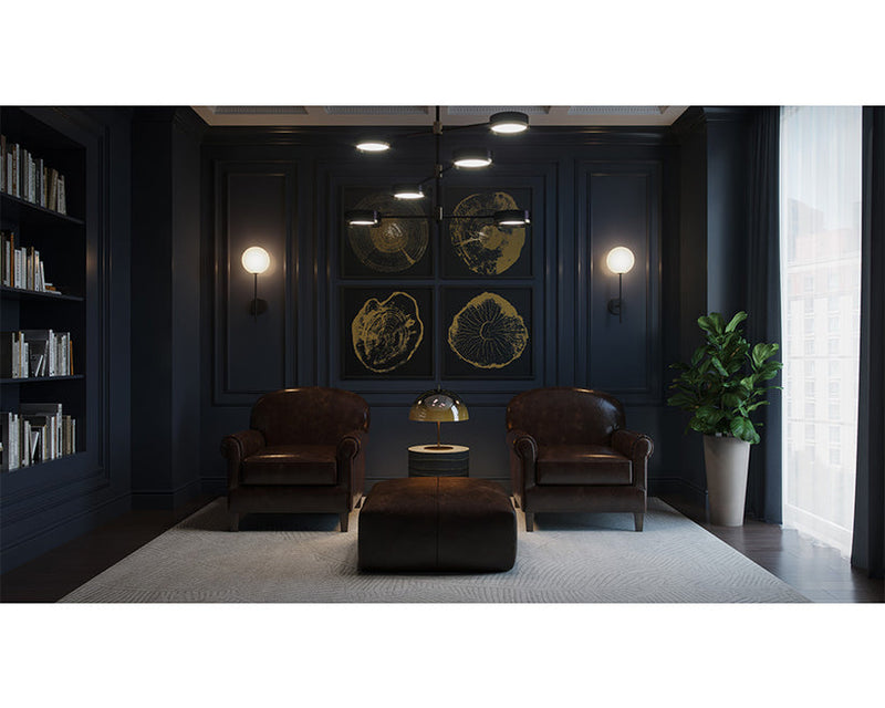 Bastoni Lounge Chair Chocolate Leather