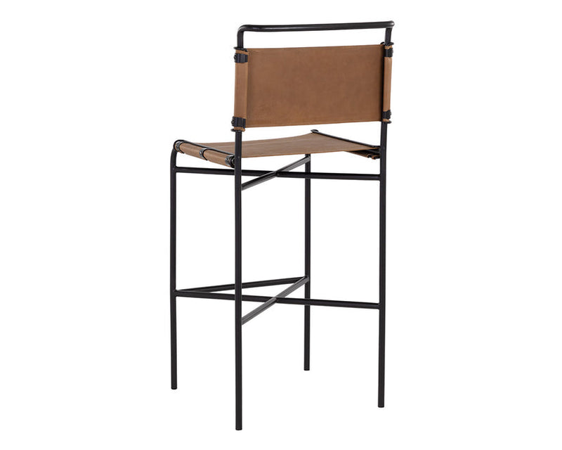 Corrigan Barstool Cognac Leather