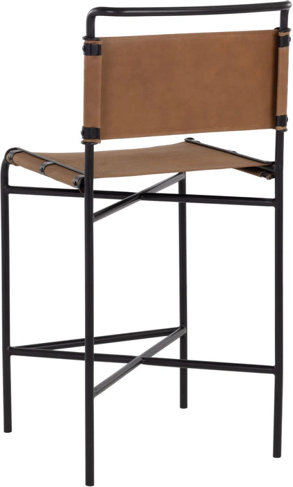 Corrigan Counter Stool Cognac Leather