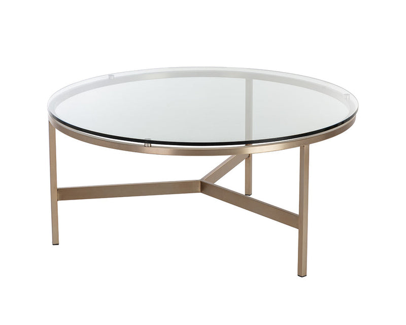 Flato Coffee Table Antique Brass