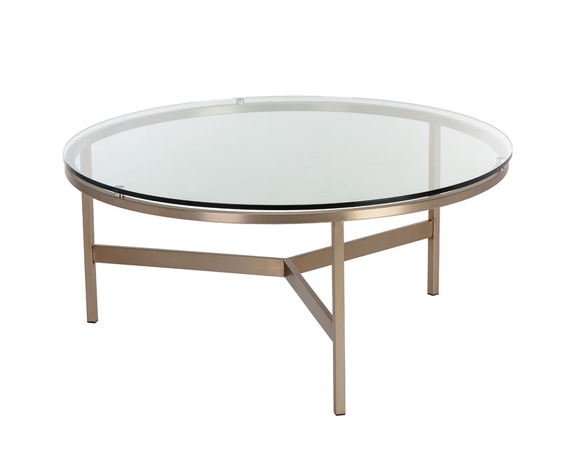 Flato Coffee Table Antique Brass