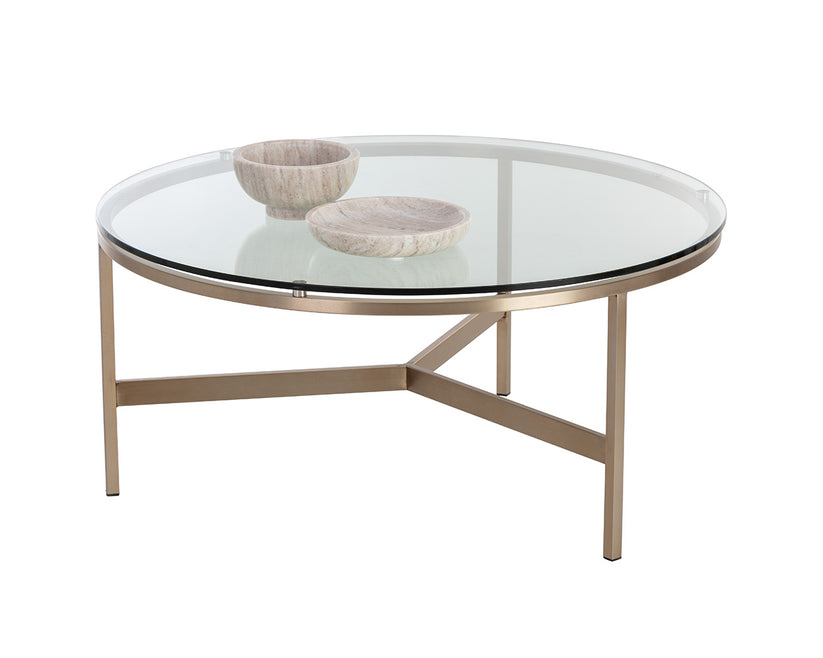 Flato Coffee Table Antique Brass