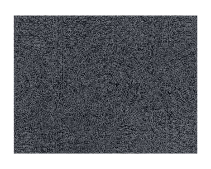 Gyre Hand Woven Rug Slate / Charcoal