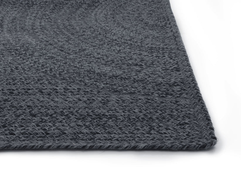 Gyre Hand Woven Rug Slate / Charcoal