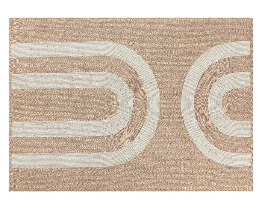 Derby Hand-woven Rug - Sand / Cream