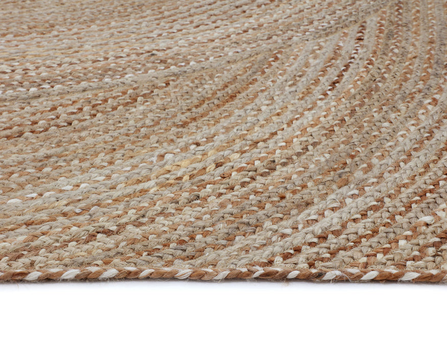 Prescott Hand Braided Rug Warm Natural