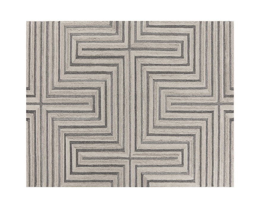 Oslow Hand Tufted Rug Beige / Grey