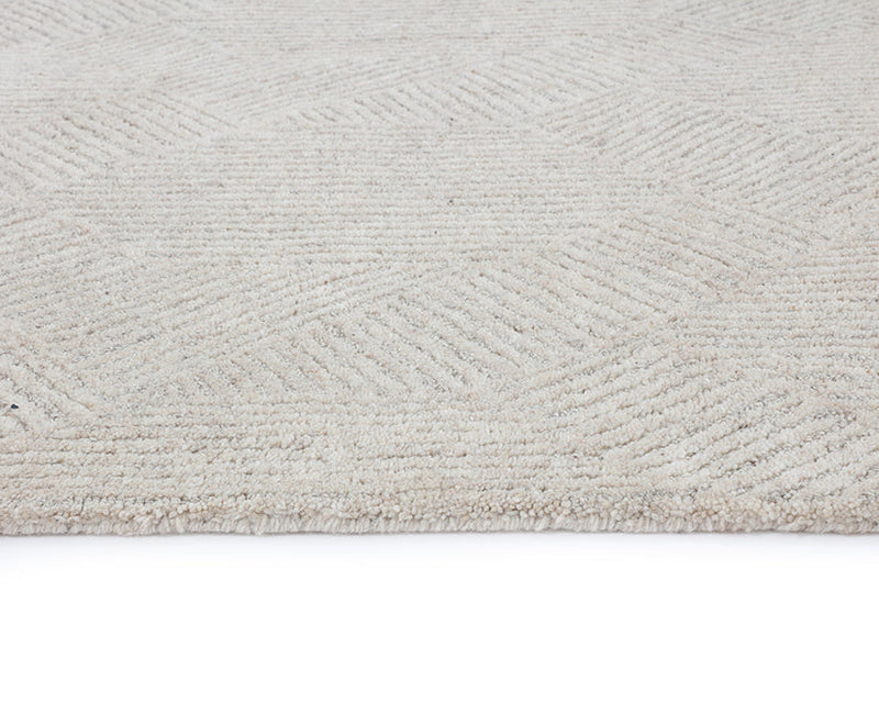 Calais Hand Tufted Rug Oatmeal / Grey