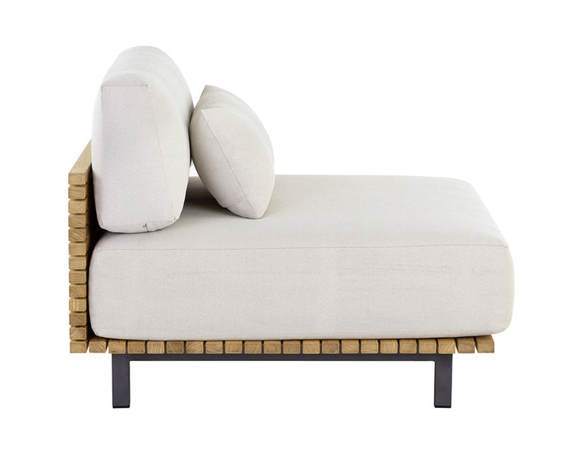 Geneve Modular Palazzo Cream Armless Chair