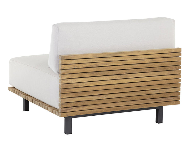 Geneve Modular Palazzo Cream Armless Chair