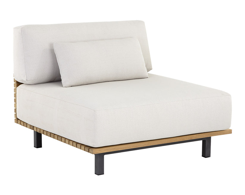 Geneve Modular Palazzo Cream Armless Chair