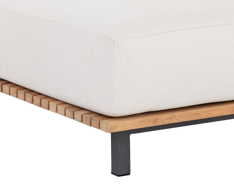 Geneve Modular Palazzo Cream Ottoman