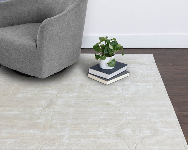 Caruso Hand Loomed Rug Cream / Ivory