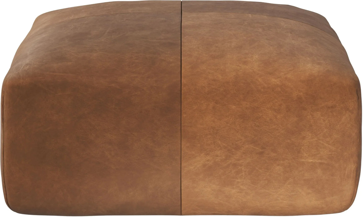 Elio Ottoman Leather